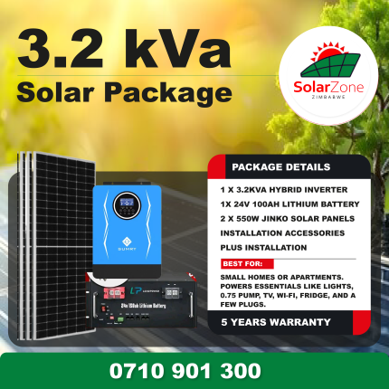 3.2Kva Solar System - Basic Package + Free Installation